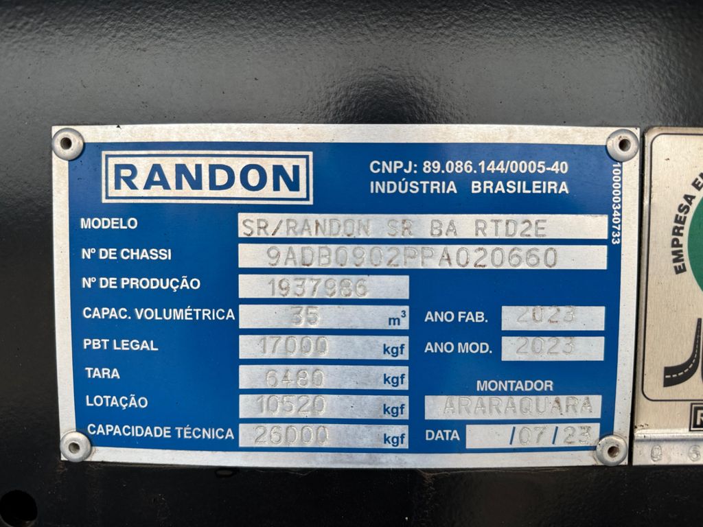 RODOCAÇABA RANDON de Loja Zero 1 no Paraná