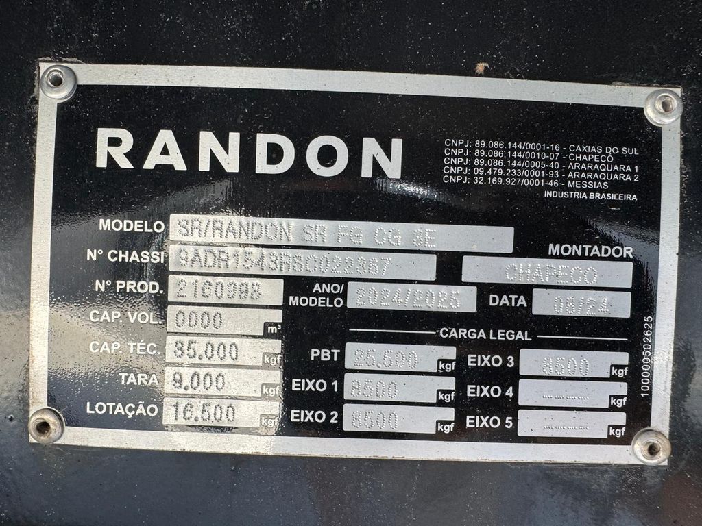 Báu Randon 30 Paletes- 2025 de teste1234 teste1234 no Paraná
