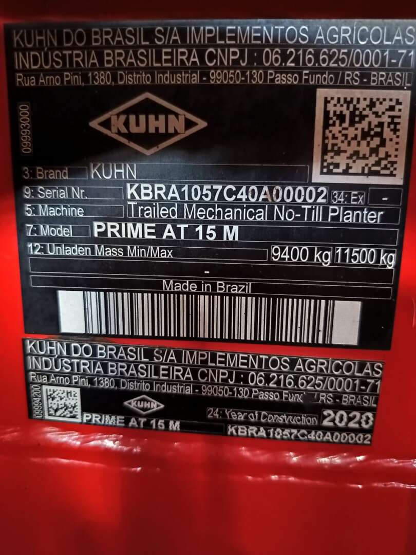 PLANTADEIRA KUHN PDM PG 1500 ANO 2021 de Auto Máquinas Palotina no Paraná